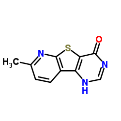 7-Methylpyrido[3',2':4,5]thieno[3,2-d]pyrimidin-4(1H)-one结构式