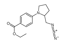 ethyl 4-[2-(azidomethyl)pyrrolidin-1-yl]benzoate结构式