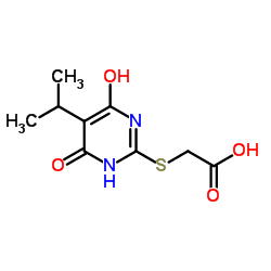 (4-HYDROXY-5-ISOPROPYL-6-OXO-1,6-DIHYDRO-PYRIMIDIN-2-YLSULFANYL)-ACETIC ACID picture