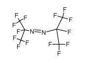 bis(heptafluoroisopropyl)-diazene结构式