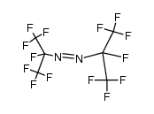 bis(heptafluoroisopropyl)-diazene Structure