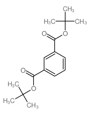 ditert-butyl benzene-1,3-dicarboxylate结构式