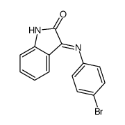 3-(4-bromoanilino)indol-2-one Structure