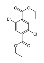 Diethyl 2-bromo-5-chloroterephthalate structure