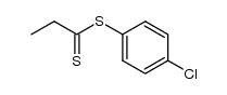 p-chlorophenyl propanedithioate Structure