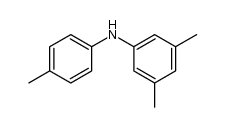 3,5-dimethyl-N-p-tolylbenzenamine结构式