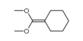 dimethoxymethylene-cyclohexane Structure