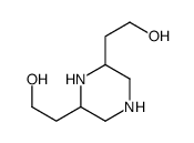 2,6-Piperazinediethanol(7CI,8CI) structure
