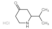 2-异丙基-4-哌啶酮盐酸盐结构式