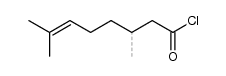3,7-dimethyl-6-octenoyl chloride Structure