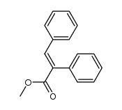 α‐phenylcinnamic acid methyl ester Structure