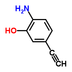 Phenol, 2-amino-5-ethynyl- (9CI)结构式