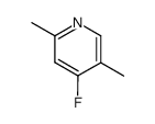 Pyridine, 4-fluoro-2,5-dimethyl- (9CI)结构式