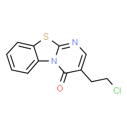 3-(2-Chloroethyl)-4H-pyrimido[2,1-b][1,3]benzothiazol-4-one Structure