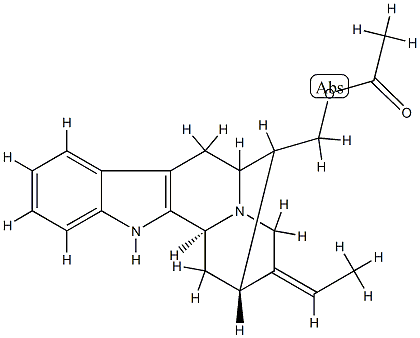 Sarpagan-17-ol acetate structure