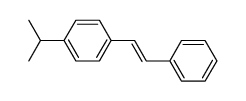 (E)-1-isopropyl-4-styrylbenzene Structure