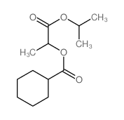 1-propan-2-yloxycarbonylethyl cyclohexanecarboxylate结构式