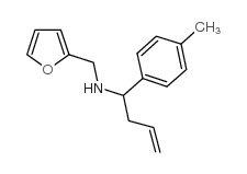 Furan-2-ylmethyl-(1-p-tolyl-but-3-enyl)-amine Structure