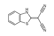 (2,3-dihydrobenzothiazol-2-ylidenyl)malonodinitrile Structure