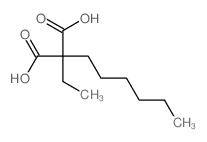 2-Ethyl-2-hexylmalonic acid Structure