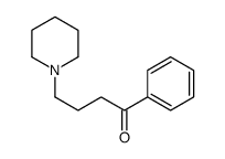 1-phenyl-4-piperidin-1-ylbutan-1-one结构式