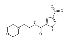 1-methyl-N-(2-morpholin-4-ylethyl)-4-nitropyrrole-2-carboxamide Structure