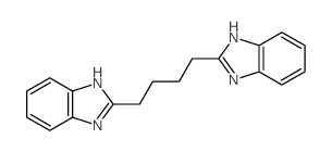 2-[4-(1H-benzoimidazol-2-yl)butyl]-1H-benzoimidazole结构式