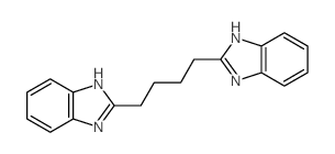 2-[4-(1H-benzoimidazol-2-yl)butyl]-1H-benzoimidazole structure