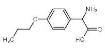 氨基(4-丙氧基苯基)乙酸结构式