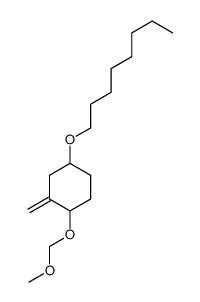 1-(methoxymethoxy)-2-methylidene-4-octoxycyclohexane Structure