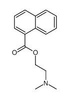 2-(dimethylamino)ethyl naphthalene-1-carboxylate结构式