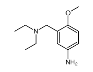 5-amino-N,N-diethyl-2-methoxybenzenemethanamine结构式