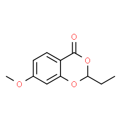 4H-1,3-Benzodioxin-4-one,2-ethyl-7-methoxy-(9CI) structure