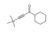 Cyclohexyl-3-trimethylsilyl-prop-2-in-1-on Structure