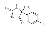 Hydantoin, 5-(p-chlorophenyl)-5-methyl- Structure