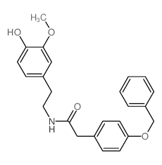 Benzeneacetamide,N-[2-(4-hydroxy-3-methoxyphenyl)ethyl]-4-(phenylmethoxy)- picture