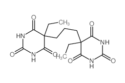 2,4,6(1H,3H,5H)-Pyrimidinetrione,5,5'-(1,3-propanediyl)bis[5-ethyl- Structure