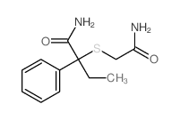 2-(carbamoylmethylsulfanyl)-2-phenyl-butanamide picture