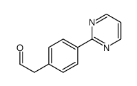 Benzeneacetaldehyde, 4-(2-pyrimidinyl)- (9CI) structure
