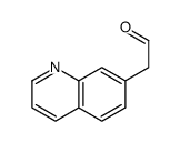 2-(喹啉-7-基)乙醛结构式