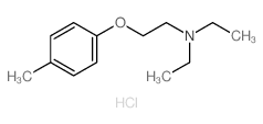 N,N-diethyl-2-(4-methylphenoxy)ethanamine structure