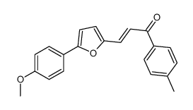 (E)-3-[5-(4-methoxyphenyl)furan-2-yl]-1-(4-methylphenyl)prop-2-en-1-one Structure