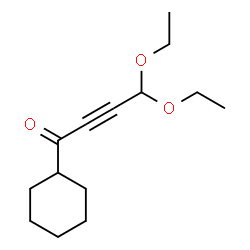 1-Cyclohexyl-4,4-diethoxy-2-butyn-1-one Structure