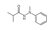 isobutyric acid-(N'-methyl-N'-phenyl-hydrazide) Structure