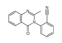 3-(2-cyanophenyl)-2-methylquinazolin-4(3H)-one Structure