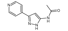N-(5-pyridin-4-yl-2H-pyrazol-3-yl)acetamide Structure