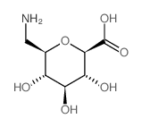 (2R,3R,4S,5S,6R)-6-(aminomethyl)-3,4,5-trihydroxytetrahydro-2H-pyran-2-carboxylic acid Structure