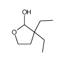 3,3-diethyloxolan-2-ol Structure