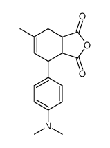 3-(4-dimethylamino-phenyl)-5-methyl-cyclohex-4-ene-1,2-dicarboxylic acid anhydride Structure