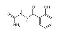 o-hydroxybenzoic acid thiosemicarbazide Structure